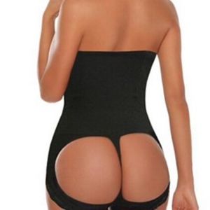 High waist Butt Lifter Corset waist shaper Panties. Waist 24" to  40" Open cheek